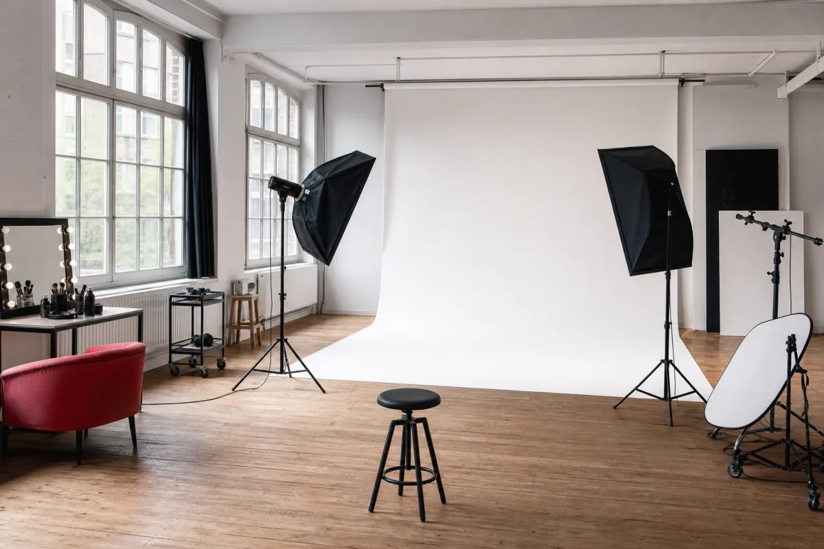 Ausgestattetes Fotostudio für den Preisvergleich Köln und Düsseldorf